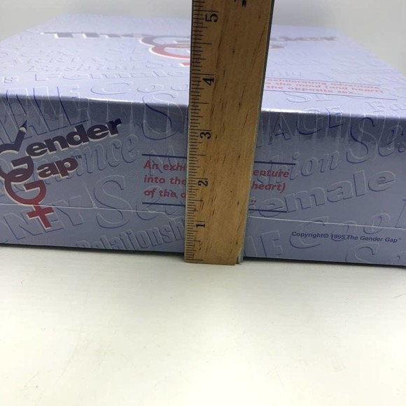 Vintage 1995 The Gender Gap Game NIB Sealed - Picture 4 of 7